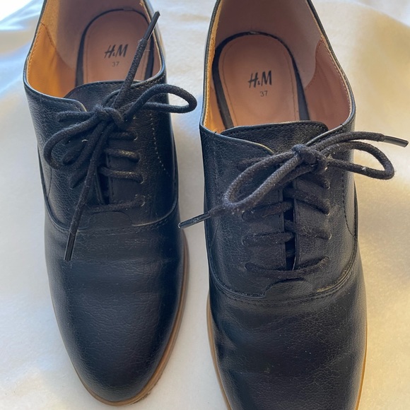 H&M black leather shoes - Picture 2 of 5